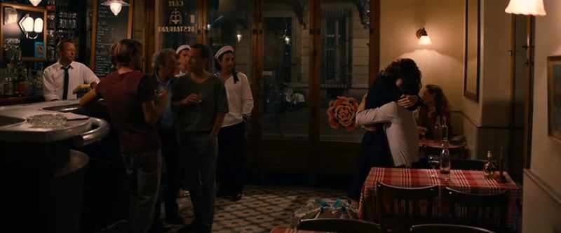 This passionate embrace seemed to make my patrons a /itt/e aggressive