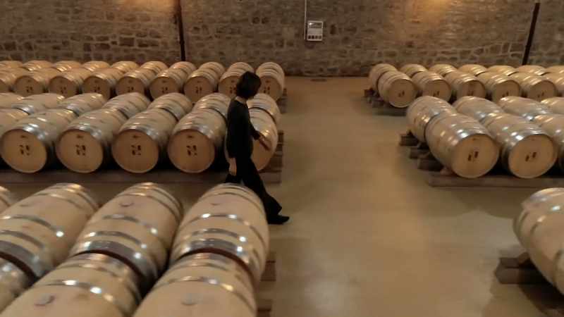 This premium wine will sit inside oak barrels for two years