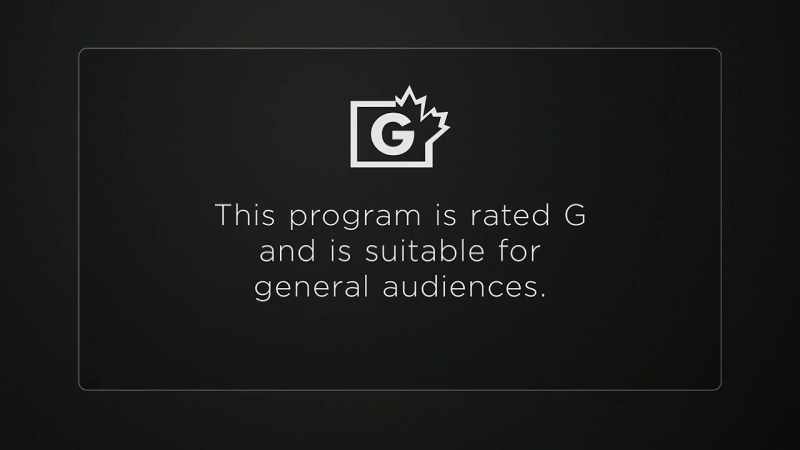 This program is rated G