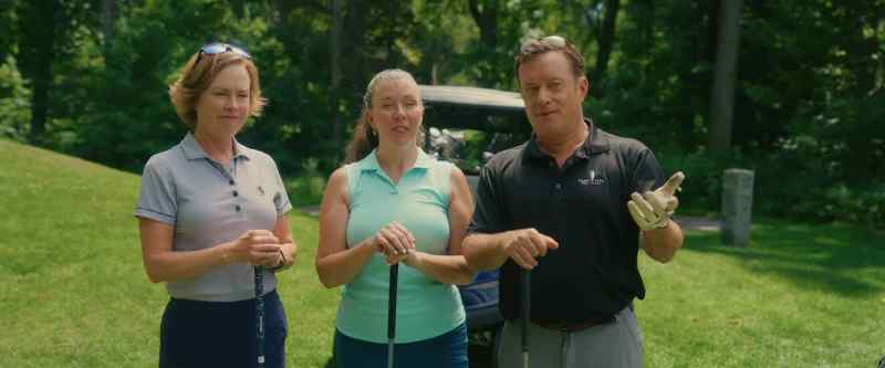 This is Ricky's first time swinging a club
