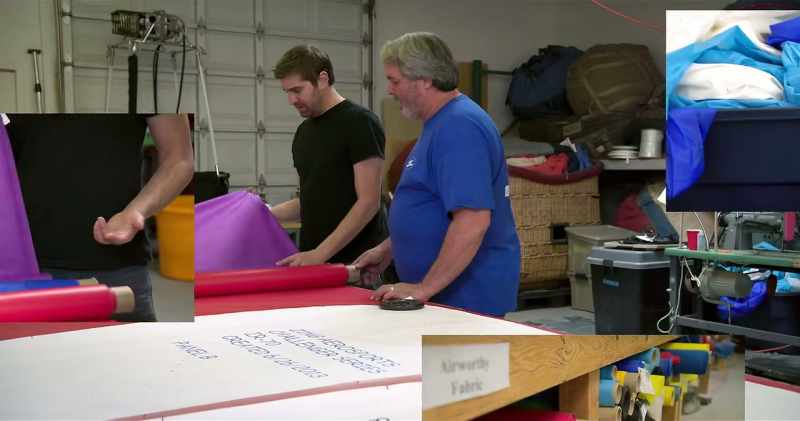 This is ripstop nylon. -Wow. That seems pretty strong