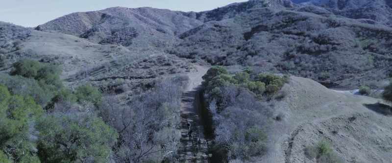 This road takes us away from the river