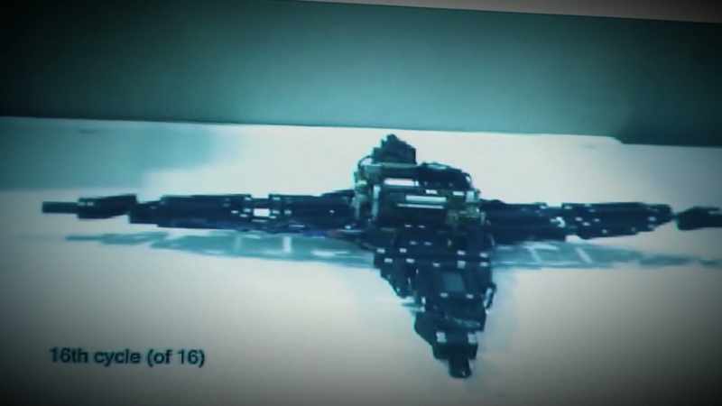 This robot, to begin with, didn't know what it was