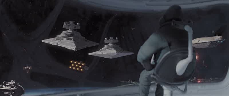 That Star Destroyer's disabled