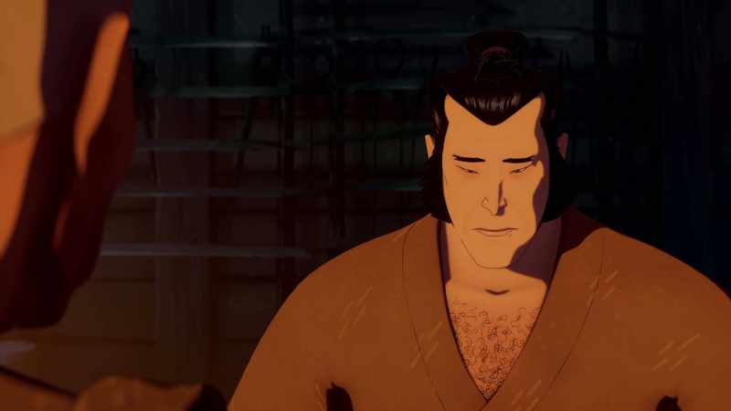 This ronin is a drunk