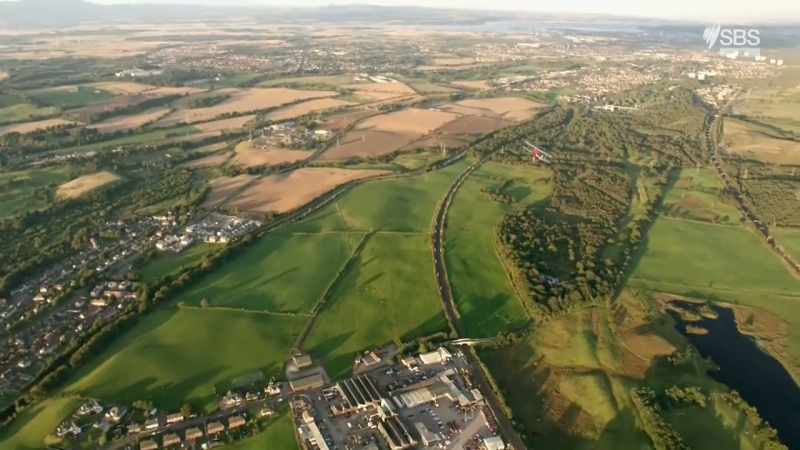 This section, just west of Falkirk