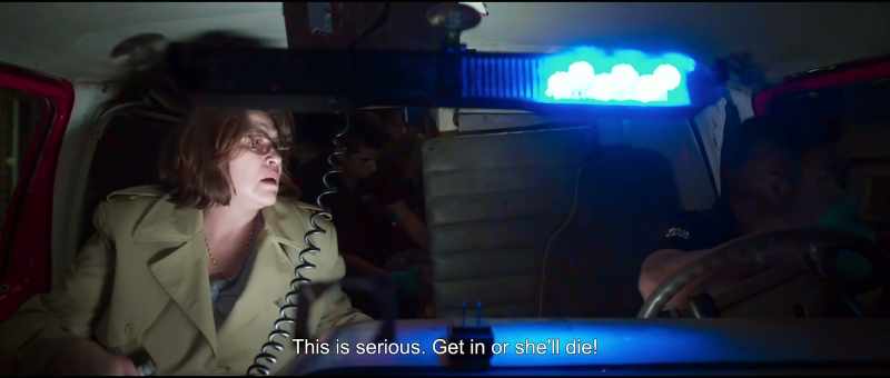 This is serious. Get in or she'll die!