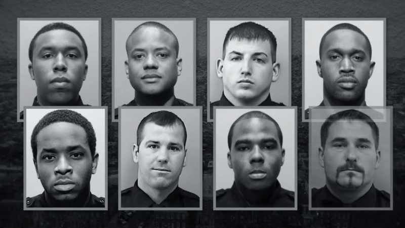 This was seven officers