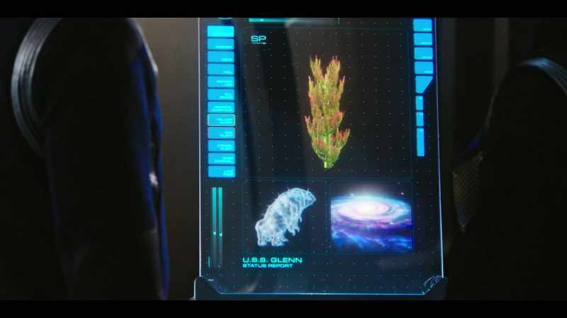 This ship's spore drive travels