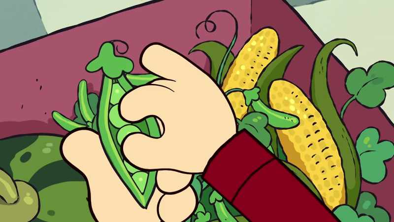 This single pea. That's how much I trust you