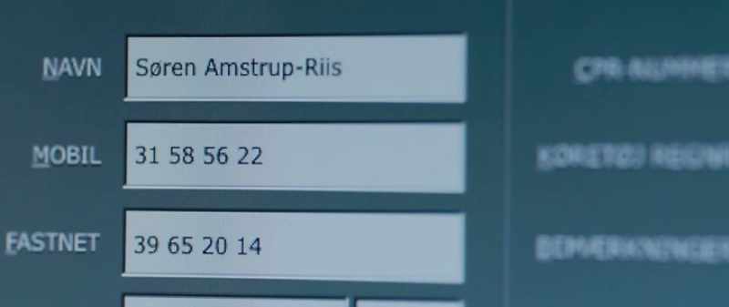 This is Soren Amstrup-Riis. I've just been mugged