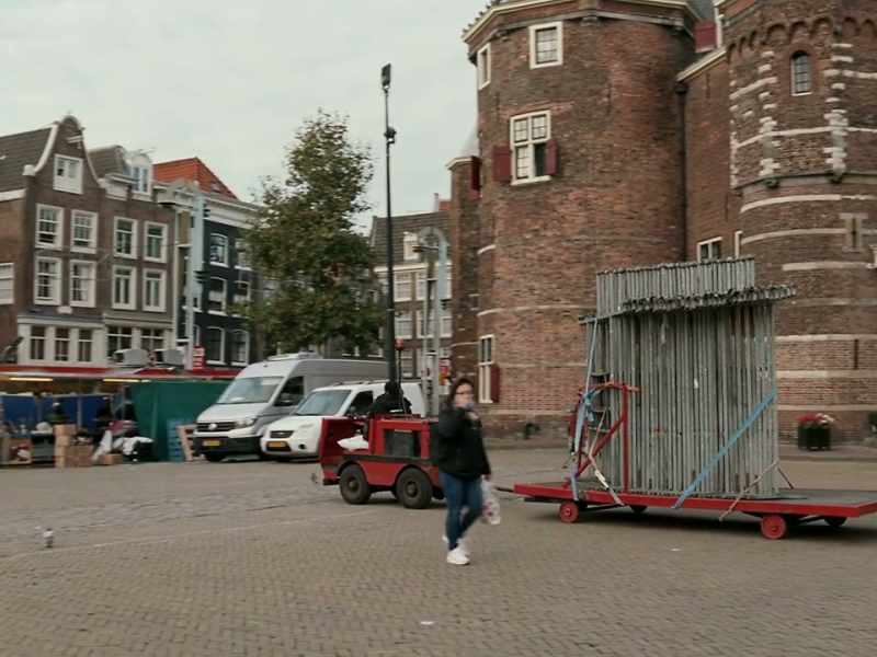 This square became a hub for black market activities