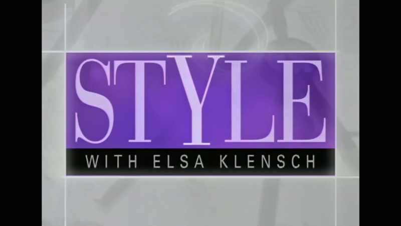 This is Style and I'm Elsa Klensch