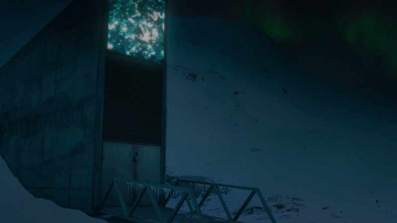 This Svalbard Global Seed Vault is buried deep beneath