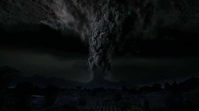 This was that stuff that was raining out of a cloud that