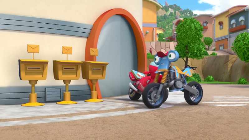 This is the address, but there are no blue mailboxes