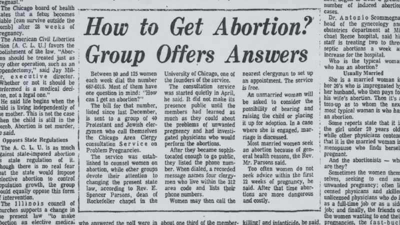 This is the Chicago area Clergy Consultation Service