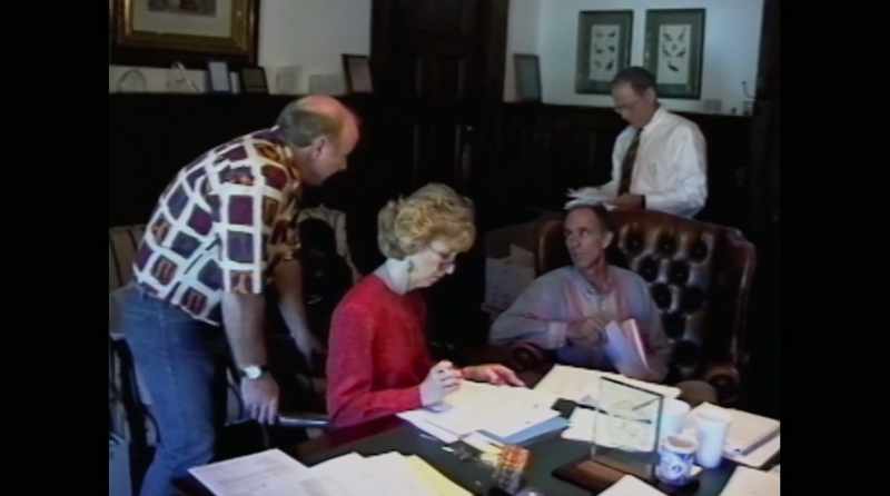 This is the computer room, the Telex room