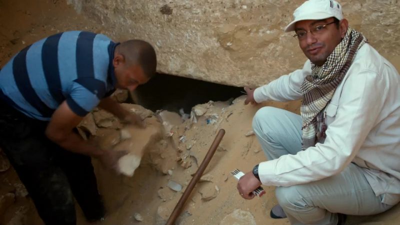 This is the entrance to the pyramid