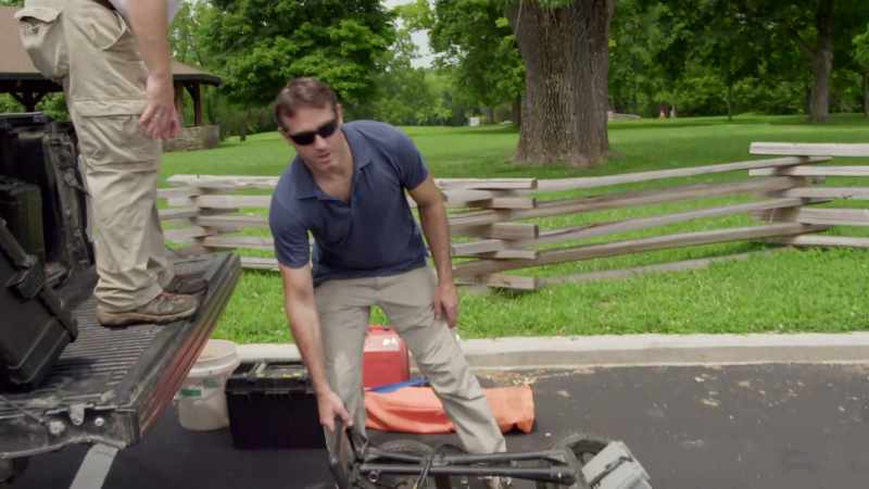 This is the GPR unit, ground penetrating radar