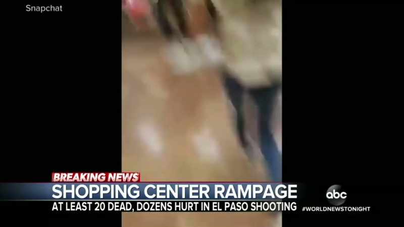 This was the horrific scene at the Wal-Mart here in