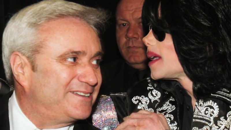 This is the King of Pop being thrown into a shower