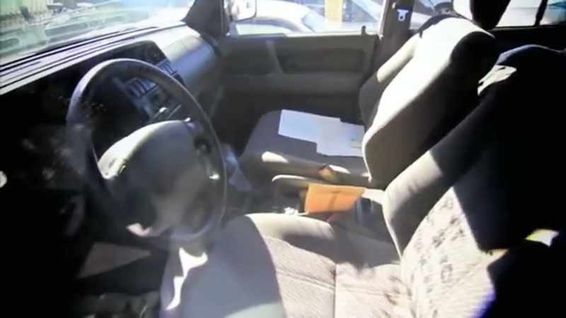 This is the McStay's white Isuzu Trooper that was recovered
