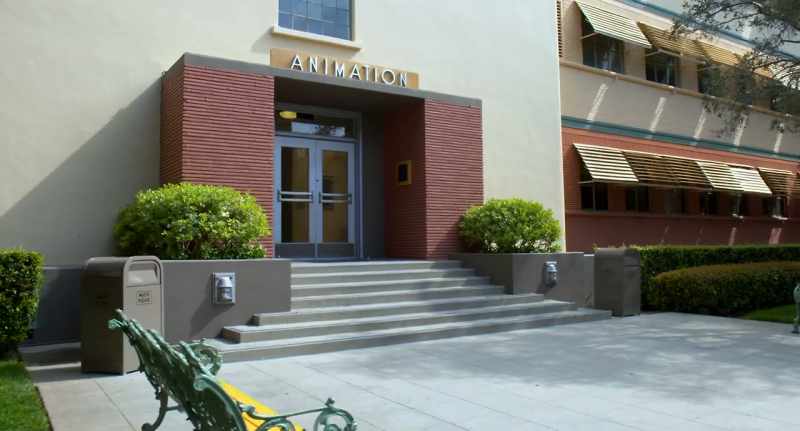 This is the old animation building
