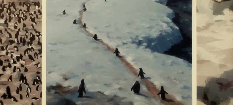 This is the path that penguins take