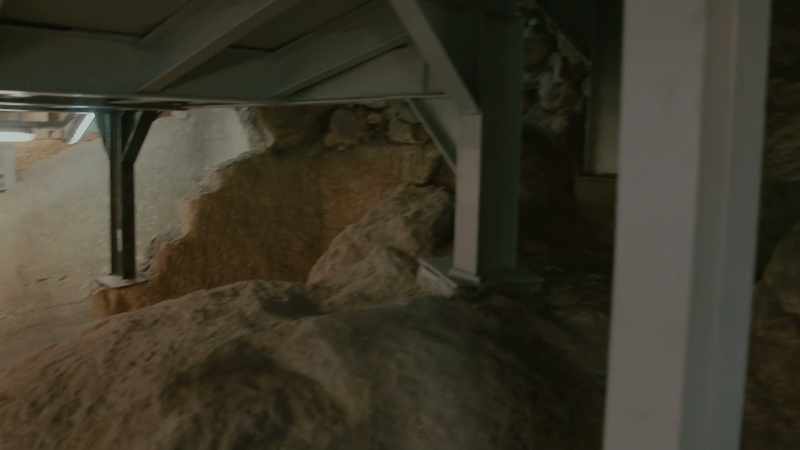 This is the rock. It's the limestone