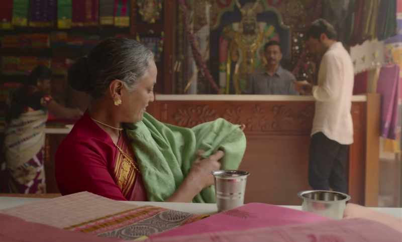 This is the same saree that Nayanthara wore in Bigil, right?
