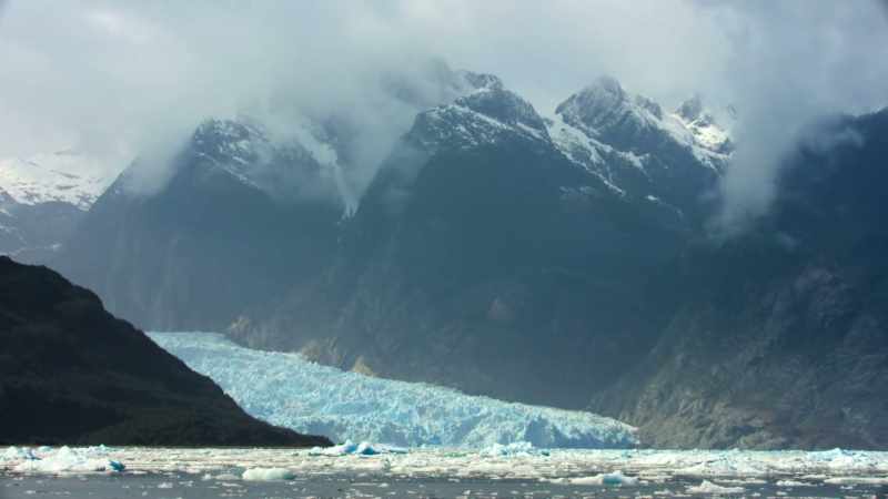 This is the San Rafael glacier