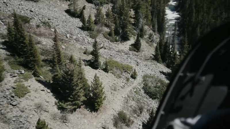 This is the tee in the trail