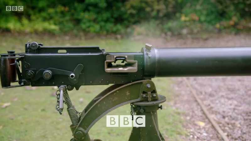 This is the Vickers machine gun