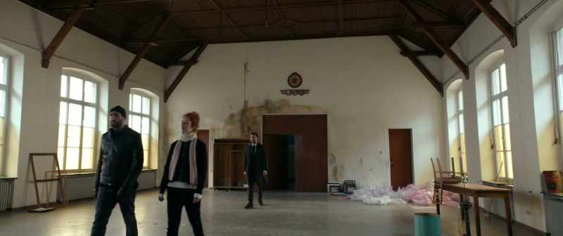 This was their dining hall and morning assembly room