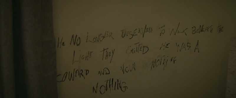 This. Those are my words scribbled on that wall