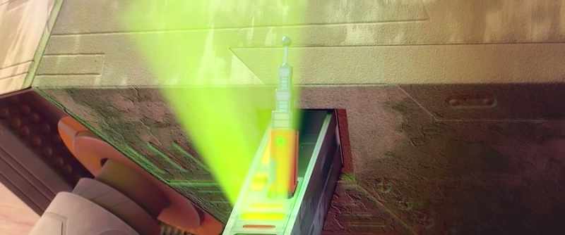 This transmitter broadcasts a continuous distress signal
