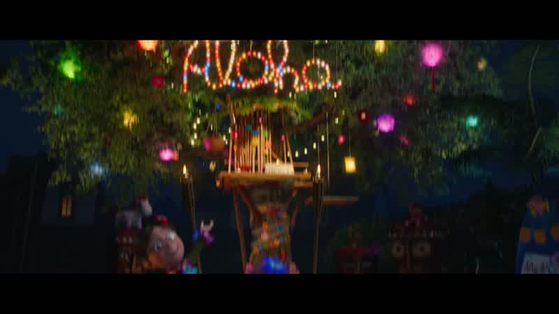 This is unexpectedWell you never got to go on a honeymoon soWe made you dinnerIt's a luauWe got pineapples and coconuts and lukuleles