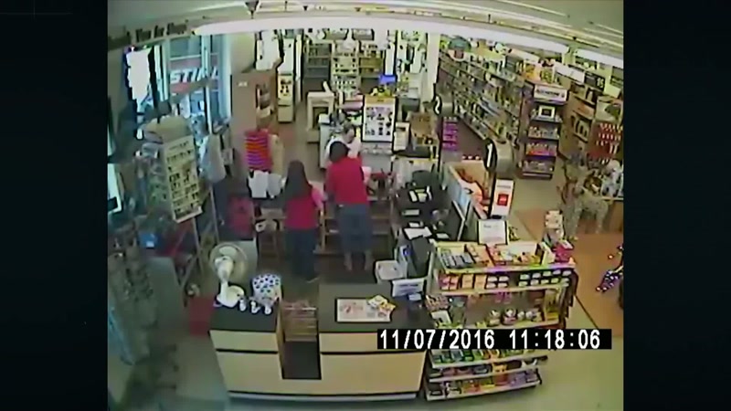 This video is of him purchasing heavy chemicals, Drano and so forth