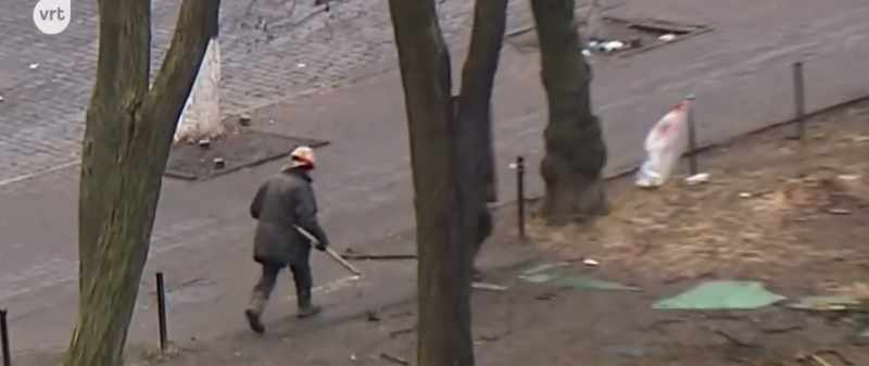 This video shows they were walking to
