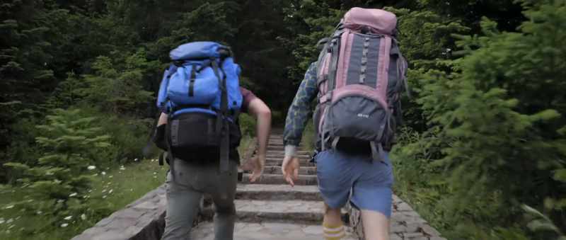 This way, if a Sasquatch or something eats us