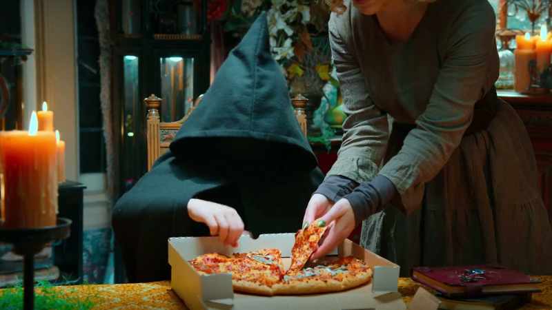 This is weird pizza, but I will eat anything