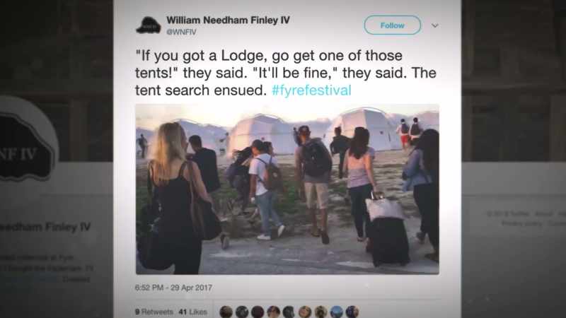 This is what Fyre Festival is.