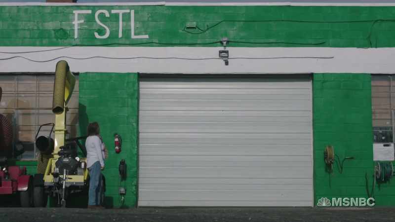 This is where it all happened. Imagine that, my garage door