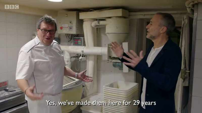 This is where you make the baguette
