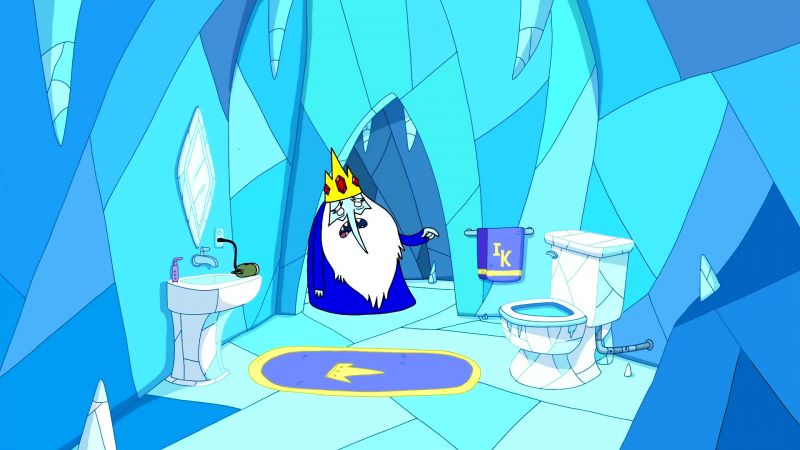 This is where she used to do her business