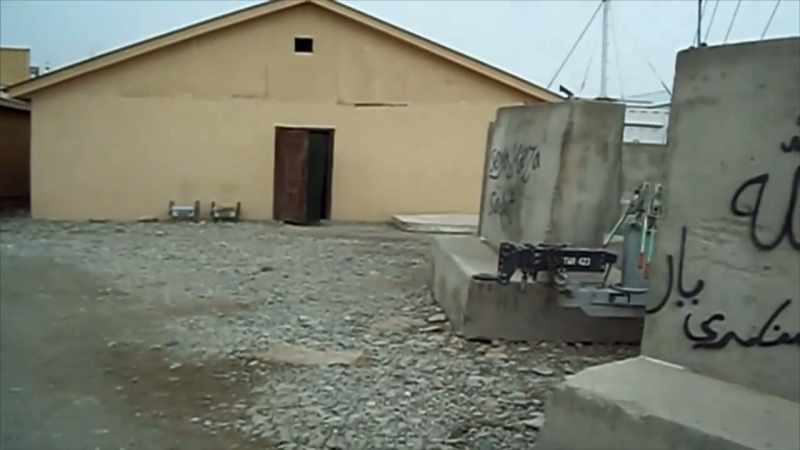 This is where the Afghan army sleeps right there