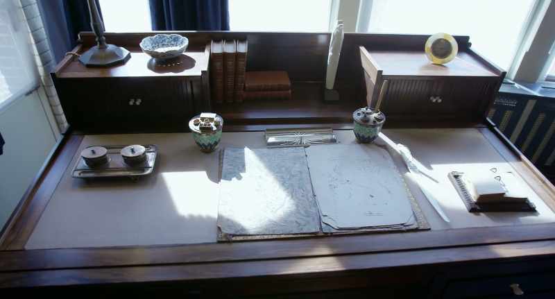 This is where she wrote her many, many letters
