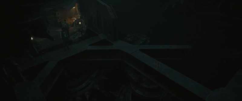 This whole space should be filled with water, but it's not