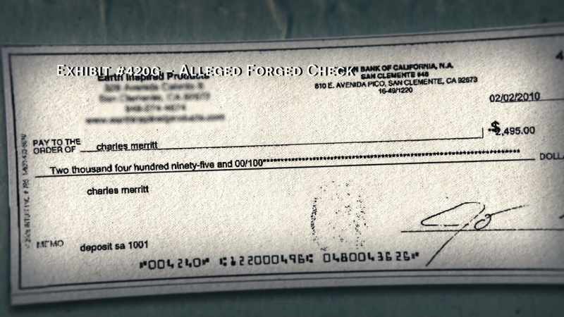 This would be a check that